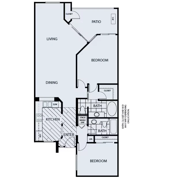 Plan 2B 2-108 2-108 floor plan